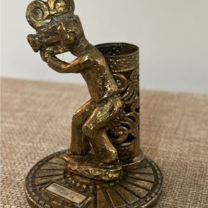 Vintage Brass Figurine Holder